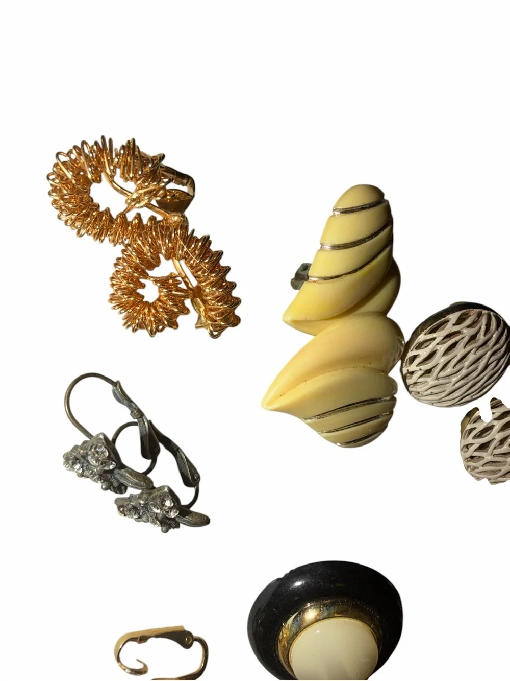 Assorted clip on earrings